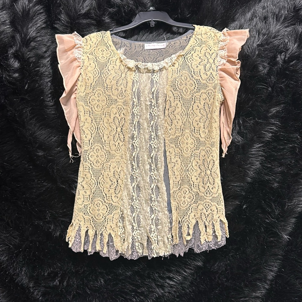 Pretty Angel vintage bobo w/lace top / size M / Ww-35